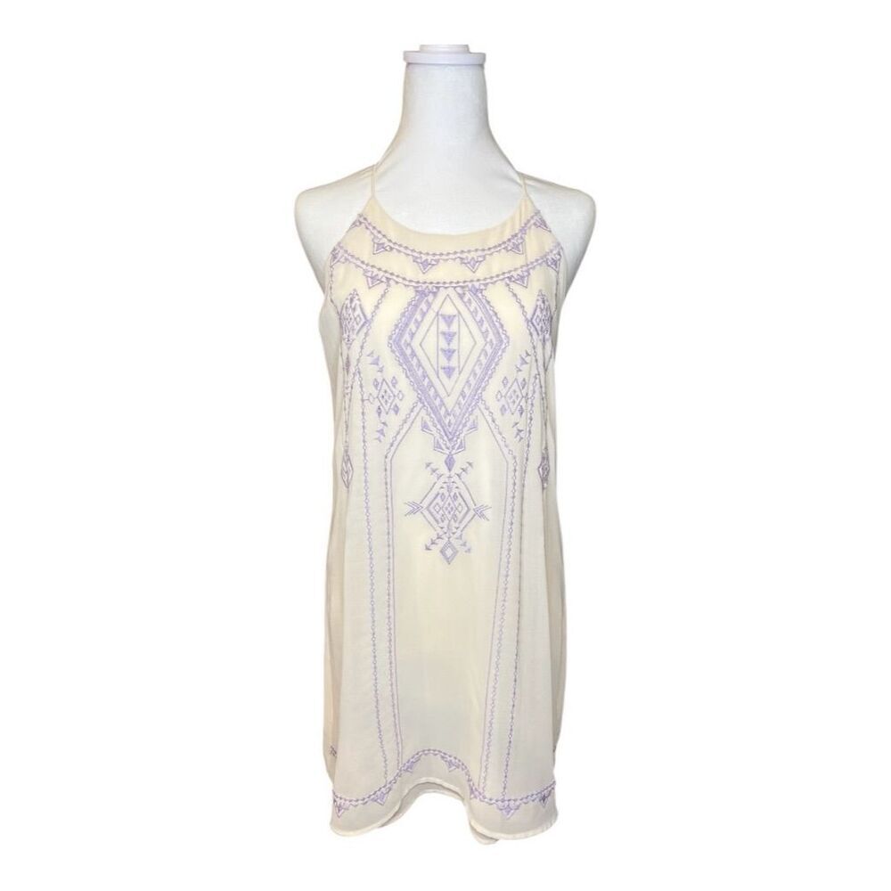 Altar'd State Women's Embroidered Halter‎ Dress Multicolor Size M